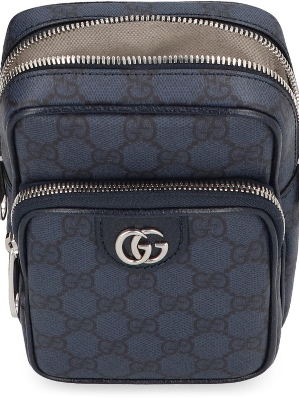 Authentic Gucci Ophidia GG Supreme Navy Crossbody / Sling Bag + Dust Bag - Picture 4 of 6